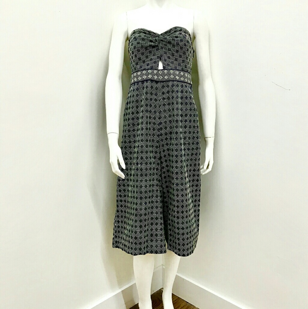 Anthropologie, Elevenses Strapless Jumpsuit